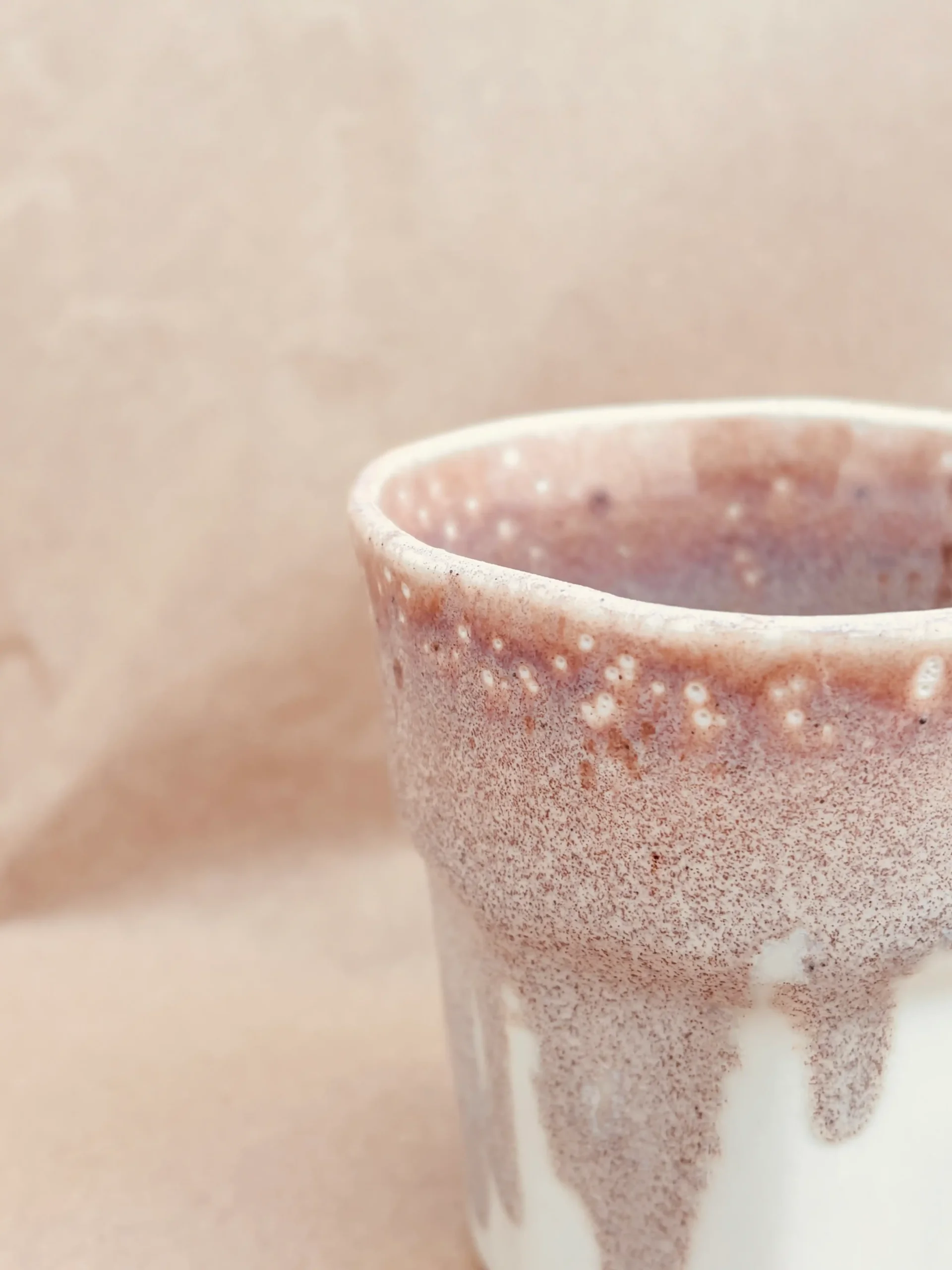 Vaso facetado - Porcelana - Imagen 2